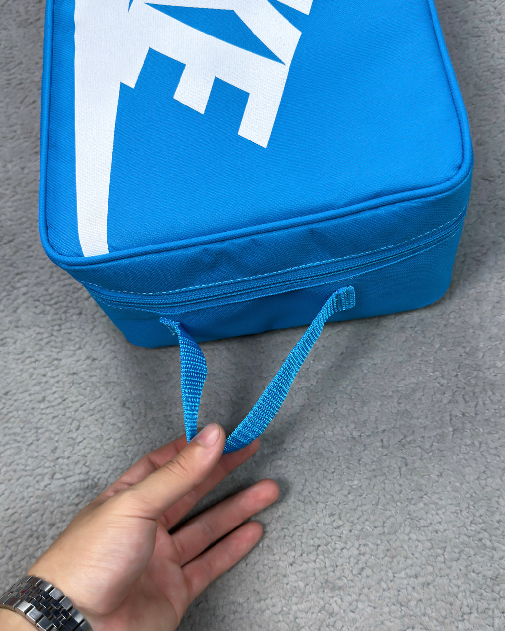 BOLSA PORTA CHUTEIRA/TÊNIS NK AZUL