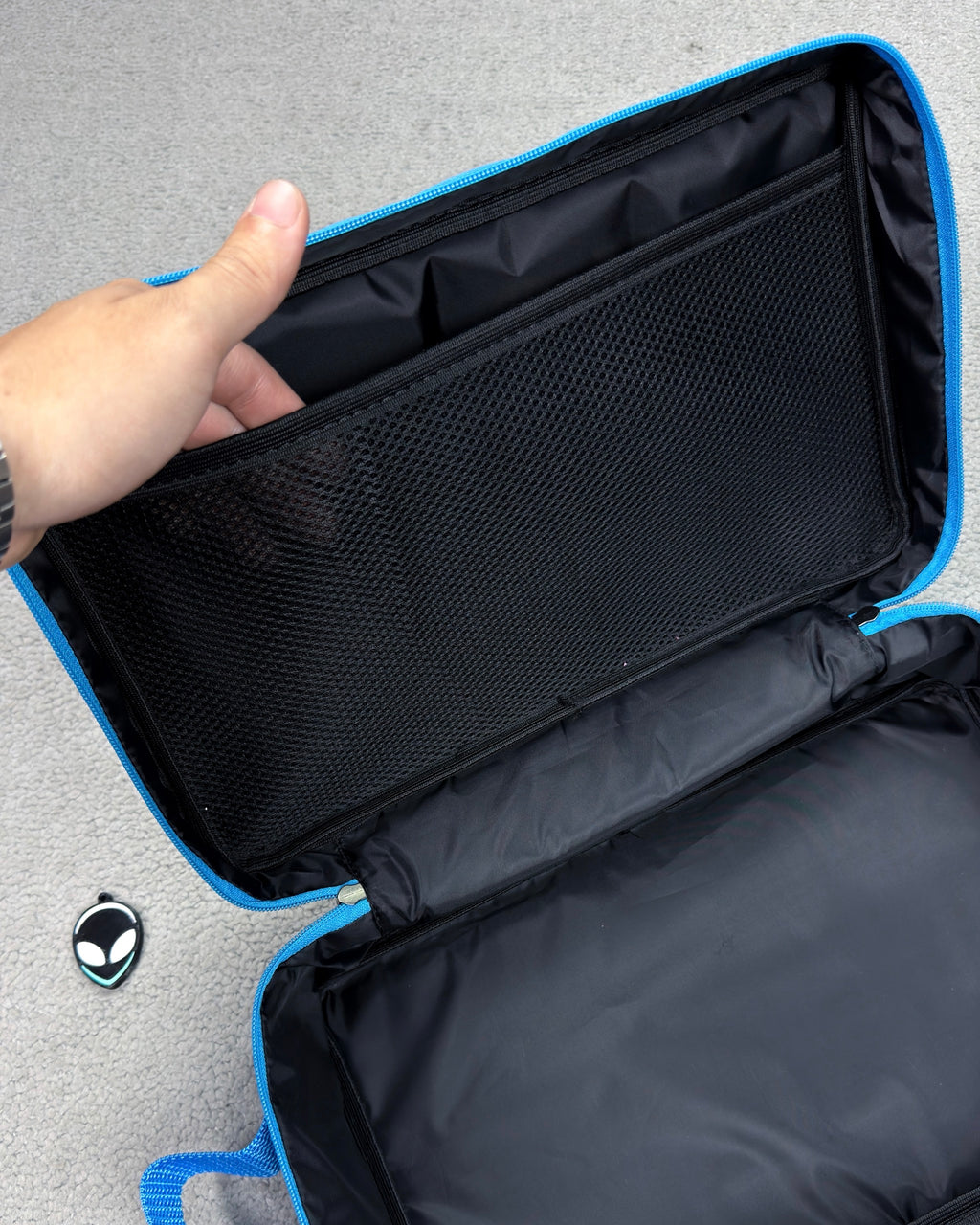 BOLSA PORTA CHUTEIRA/TÊNIS NK AZUL