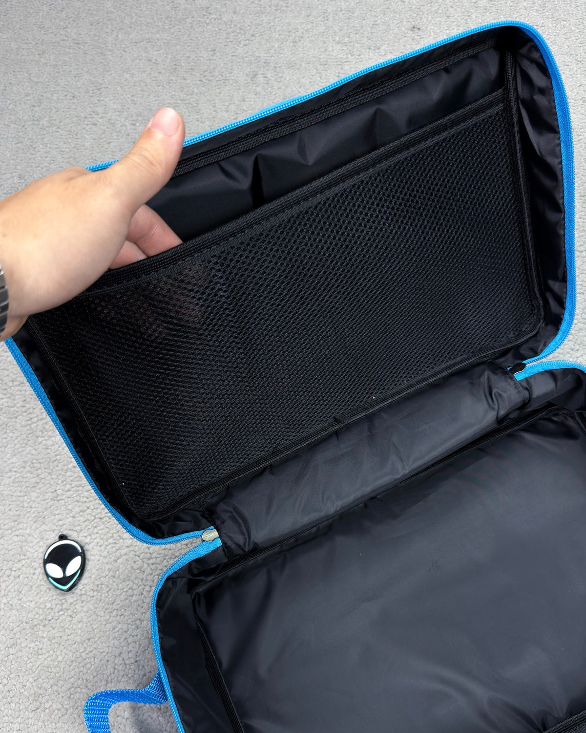 BOLSA PORTA CHUTEIRA/TÊNIS NK AZUL
